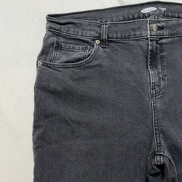 Old Navy Boyfriend Women's 14 Mid Rise Jeans Gray Denim 26" Inseam - Picture 4 of 16